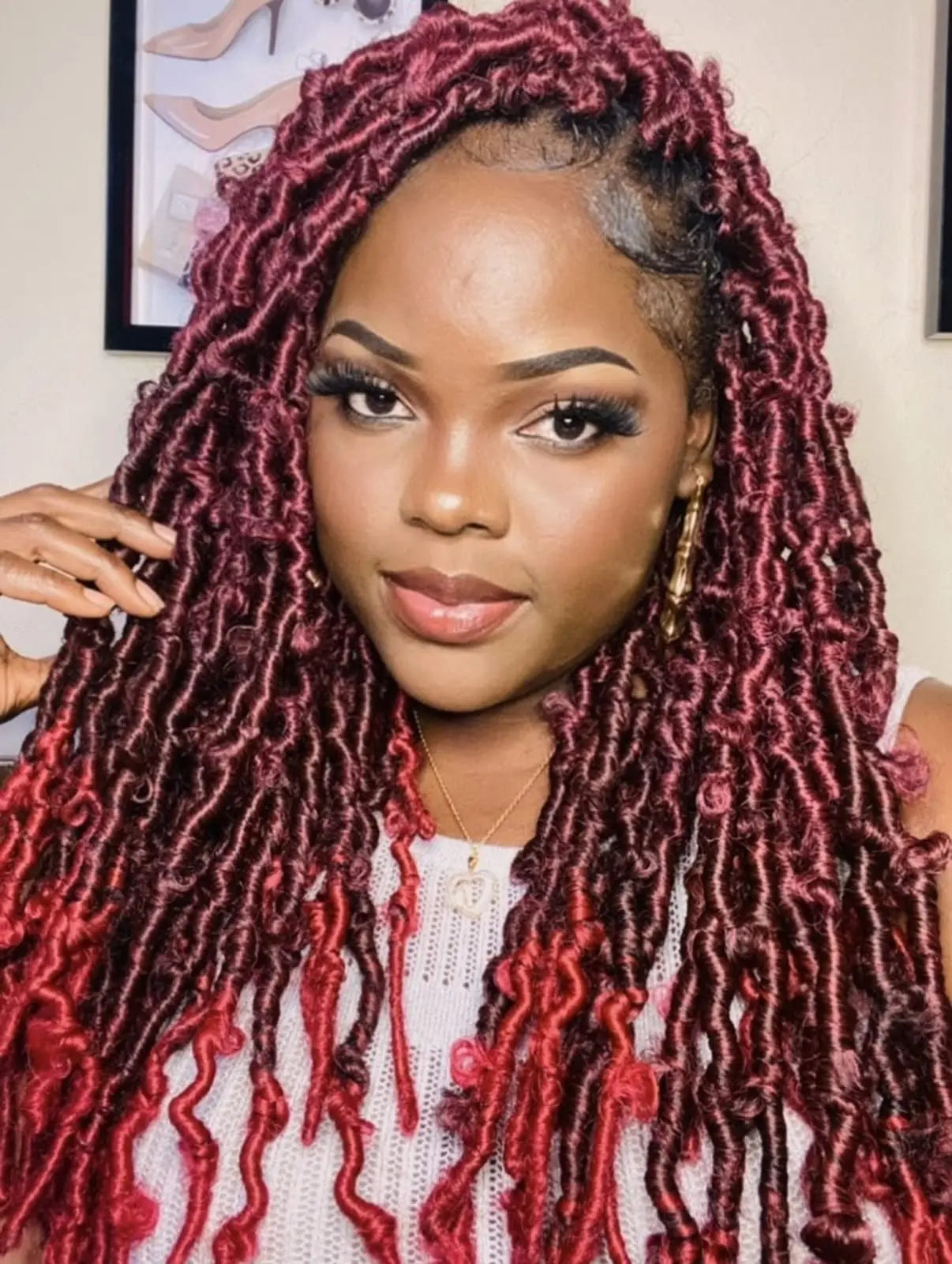 ( US ONLY) FAST SHIPPING DBL | Toyotress® Butterfly Locs Pre-Looped Distressed Locs Braiding Synthetic Crochet Hair Extensions Toyotress